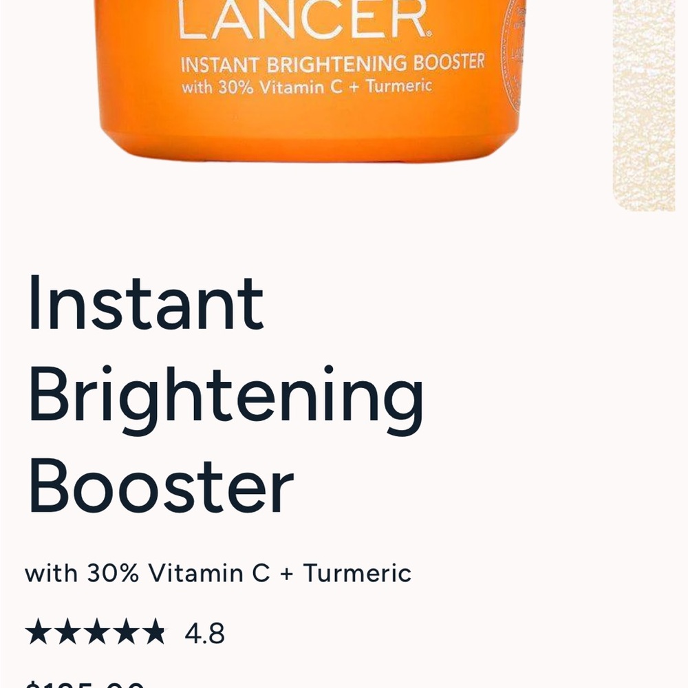 Lancer Instant Brightening Booster
New, never used. - Picture 3 of 4